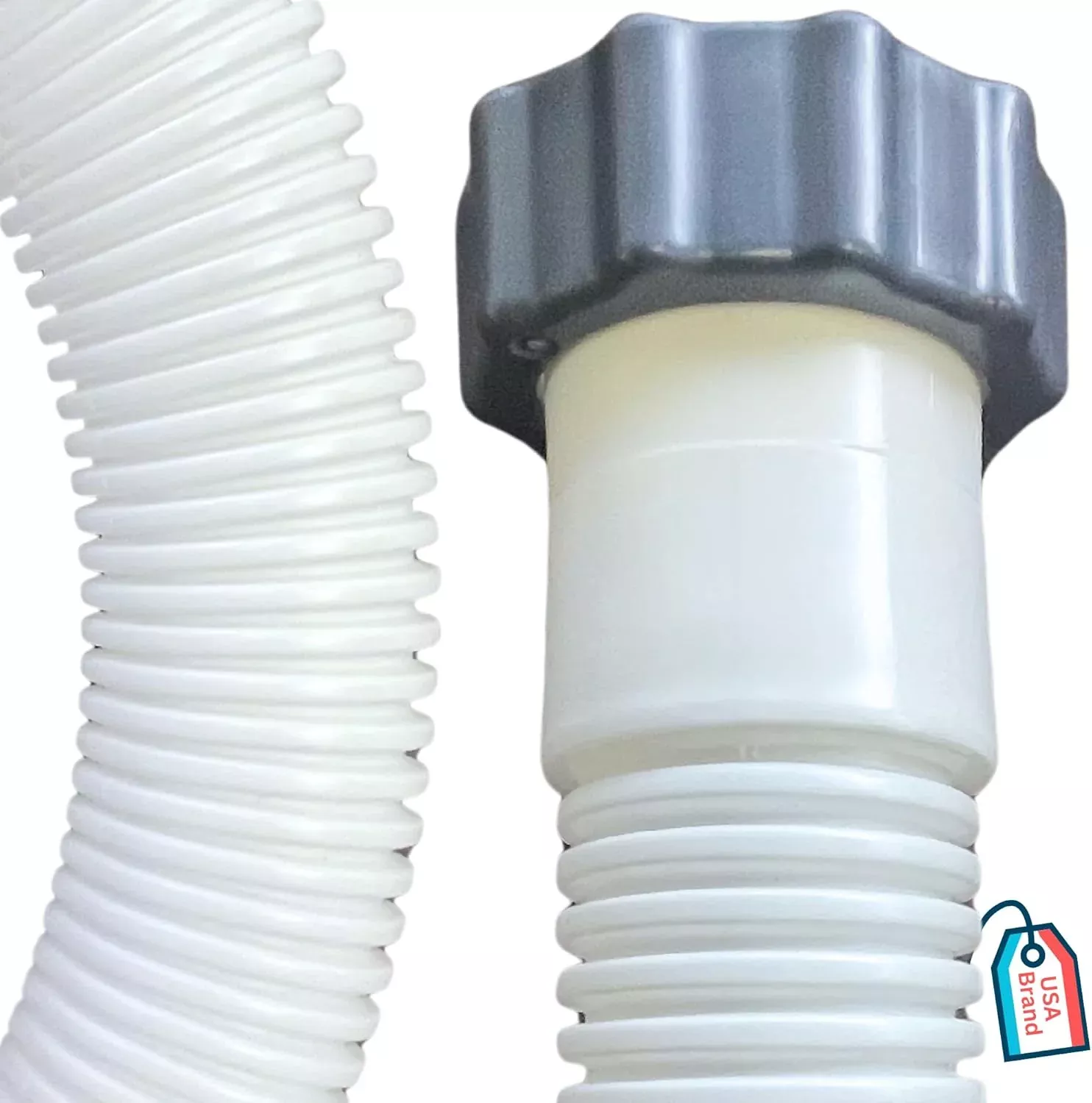 1.5" x 5' Threaded Connector Pool Hose for Intex, Best Way & Coleman Style Pools