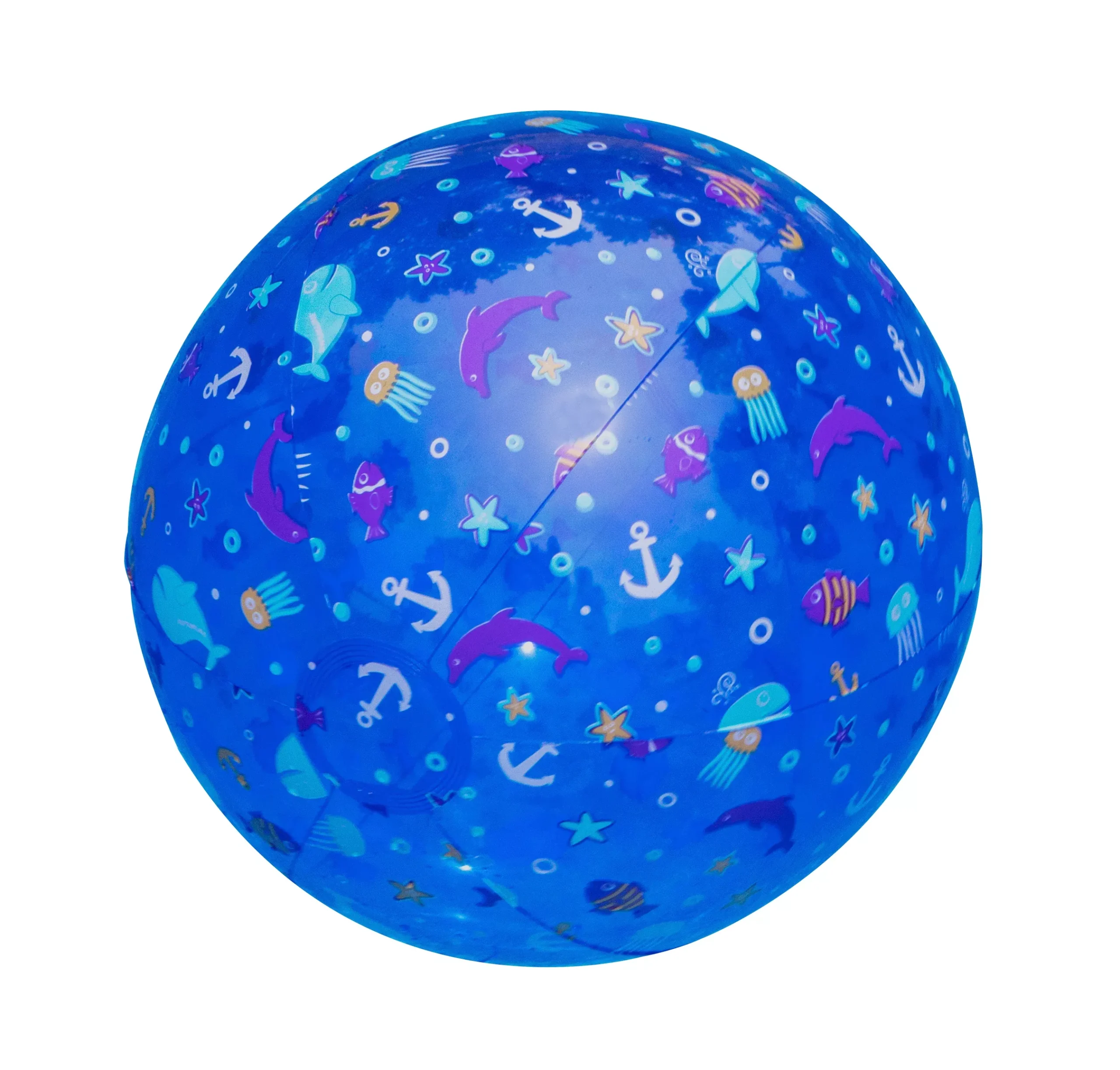 18" Aquatic Marine Themed Printed Beach Ball