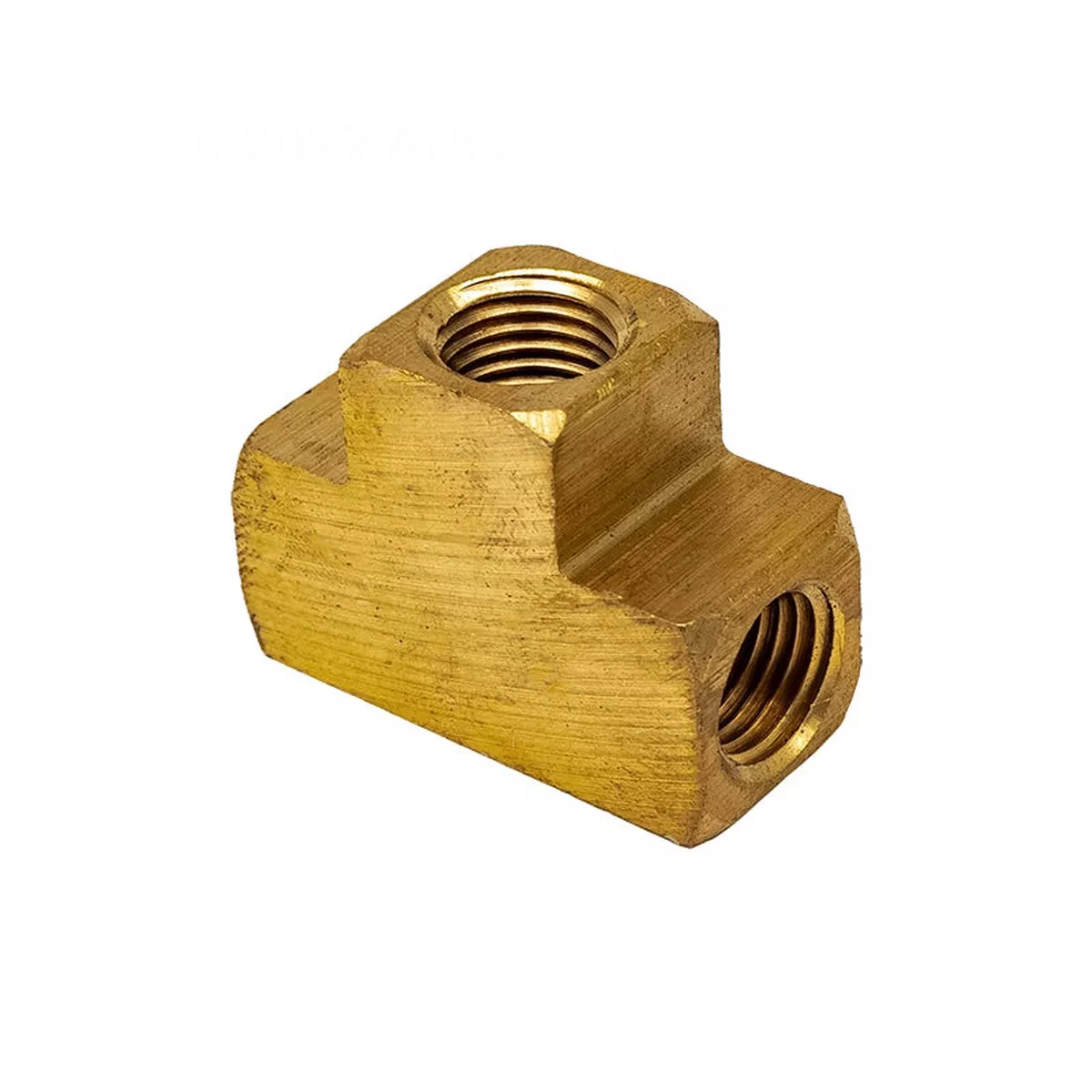 .25″ FPT BRASS TEE