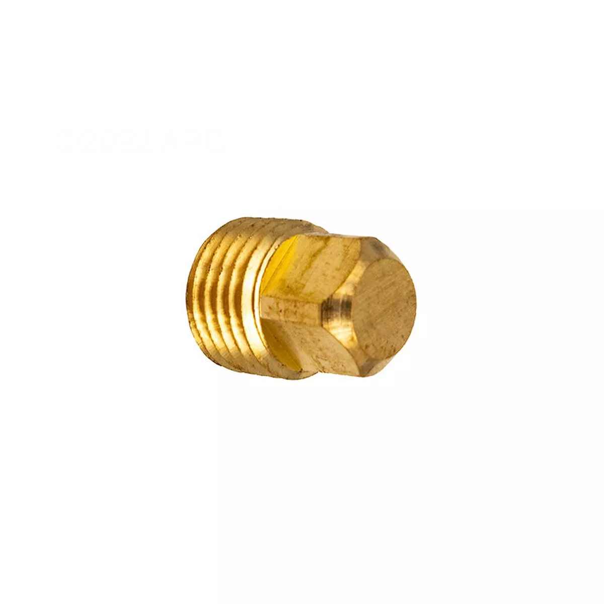 .25″ MPT BRASS SQUARE HEAD PLUG