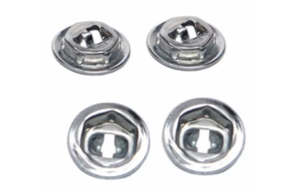 (4) CarQuest H1133 Brake Spring Hold Down Cup Rear
