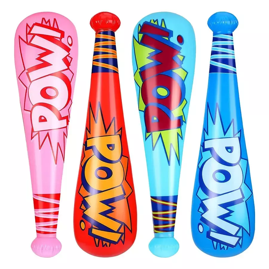 4pk Inflatable Baseball Bats