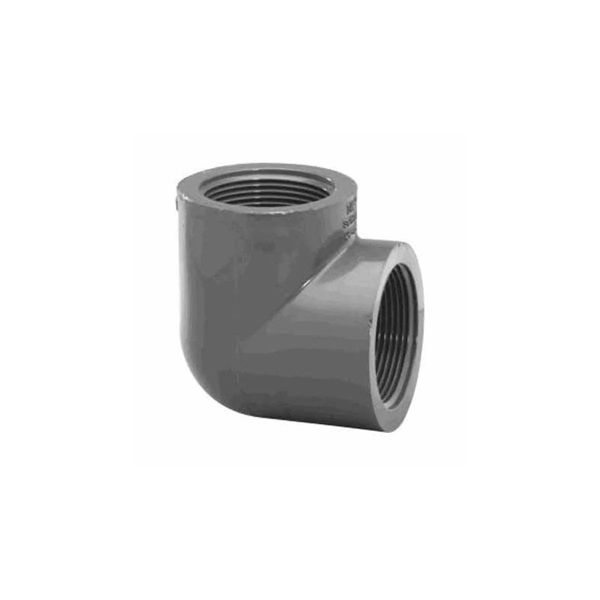 .5″ FPT 90 ELBOW SCHEDULE 80 GRAY