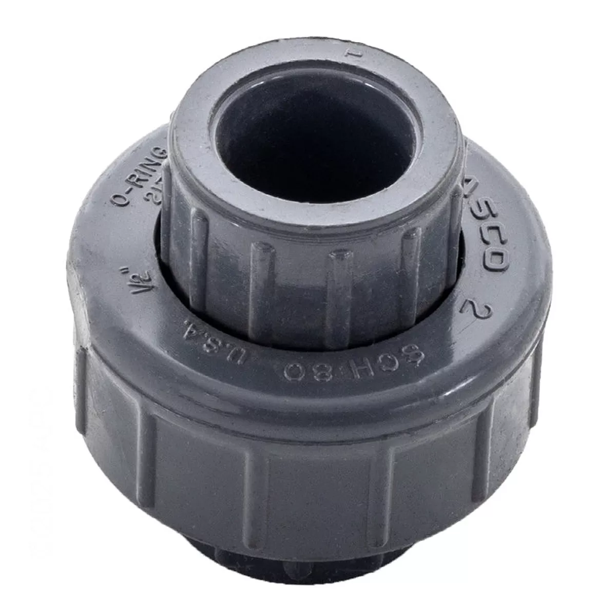 .5″ SKT UNION O-RING TYPE SCHEDULE 80 GRAY