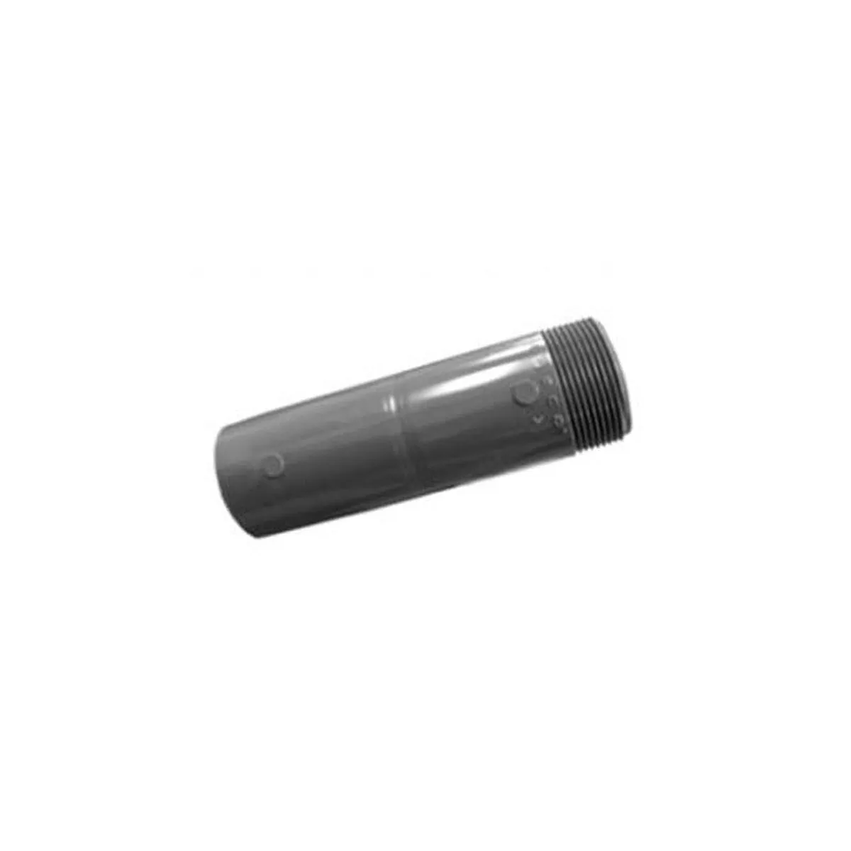 .5″ X 2″ NIPPLE THREADED ONE END SCHEDULE 80 GRAY