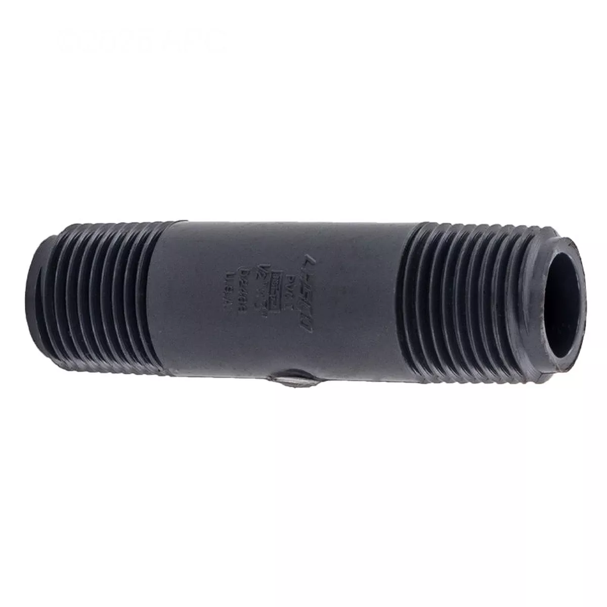 .5″ X 3″ NIPPLE THREADED SCHEDULE 80 GRAY