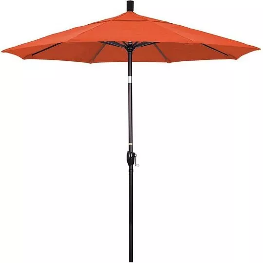 7.5 Ft Market Umbrella Bronze/Royal Blue