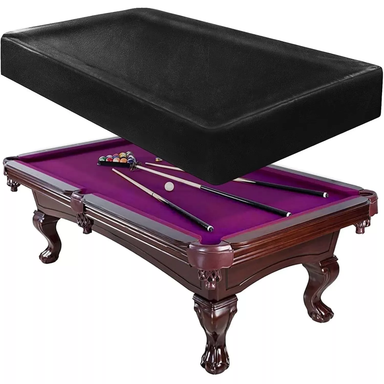7/8ft Leatherette Pool Table Cover