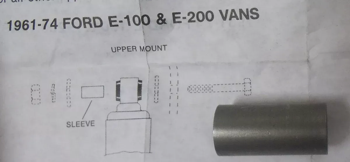 ACDelco 141137 Sleeve 1961-74 Ford E100 E200 Van Upper mountFree Shipping