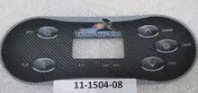 Artesian Spas Control Panel Overlay - Tonga TP600U 1 Pump