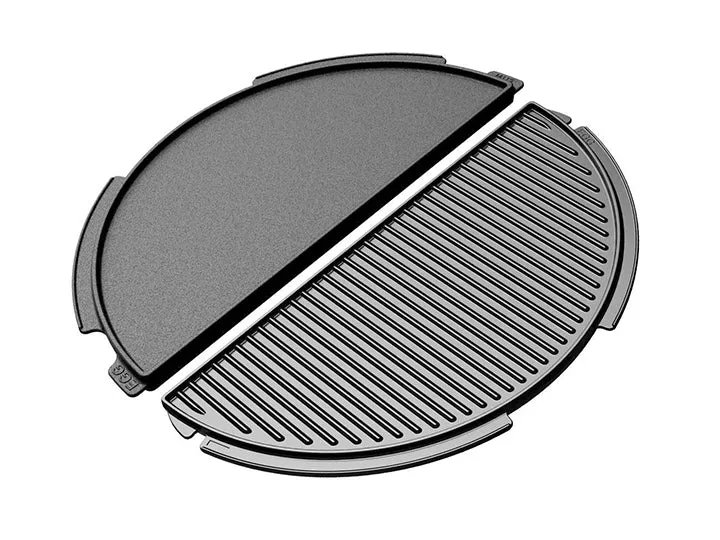 Big Green Egg Half-Moon Plancha Griddle (2-Sided)
