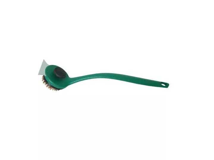 Big Green Egg Long Handle Bristle Grill Scrubber / Scraper