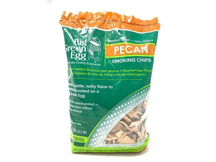 Big Green Egg Pecan Wood Chips - 2 lb.