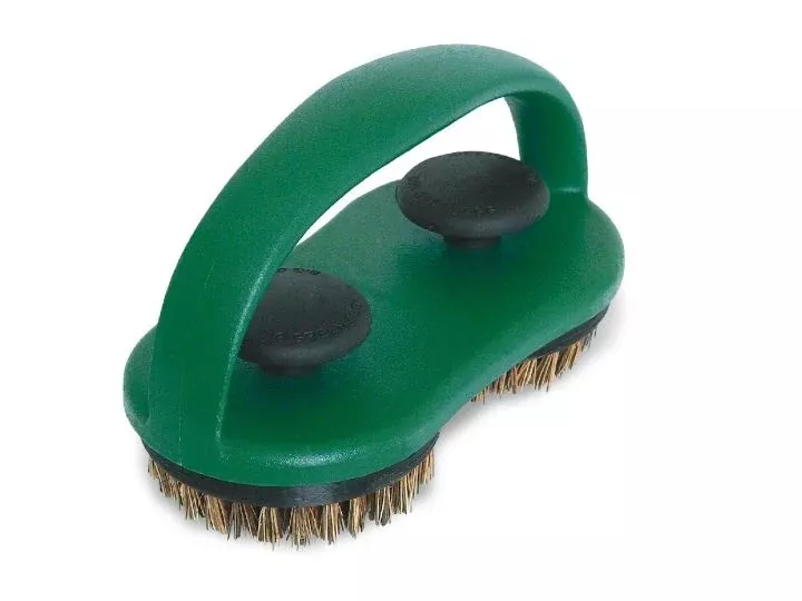 Big Green Egg SpeediClean™ Palmyra Bristle Dual Brush Grid and Pizza Stone Scrubber