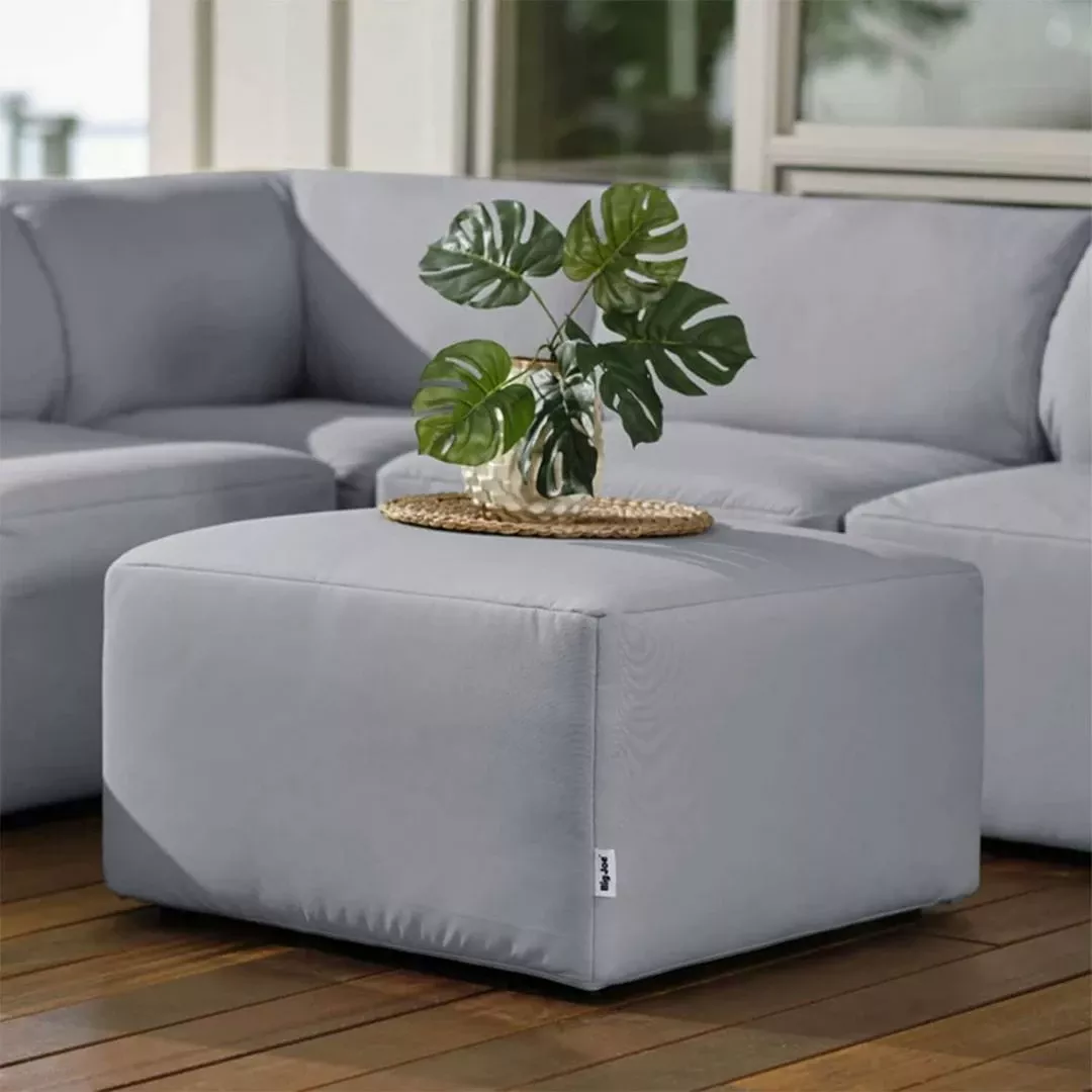 Big Joe – Patio Ottoman, Light Gray