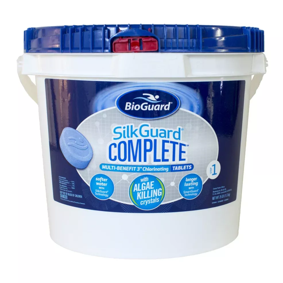 BioGuard SilkGuard Complete 3 Inch Chlorinating Tablets 25lb 52366BIO