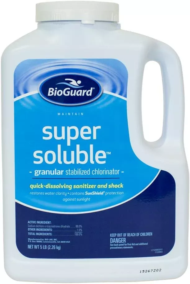 BioGuard Super Soluble™ Chlorinating Granules - 5lbs
