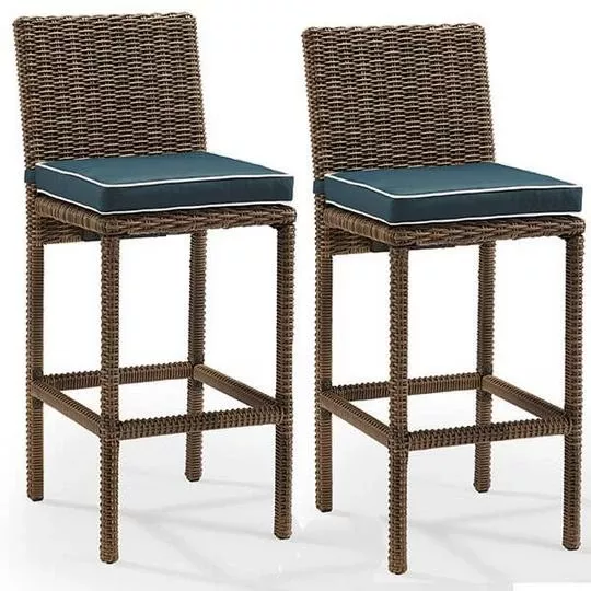 Bradenton Wicker Bar Stool Set