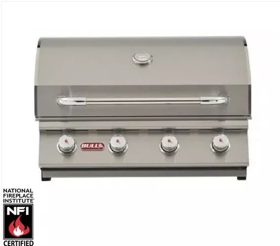 Bull Grill Outlaw Select 4-Burner 30" Stainless Steel Grill LP