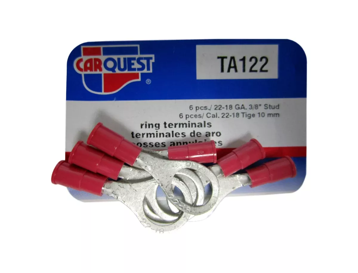 Carquest TA122 TA 122 22-18 Gauge 3/8"Ring Terminals