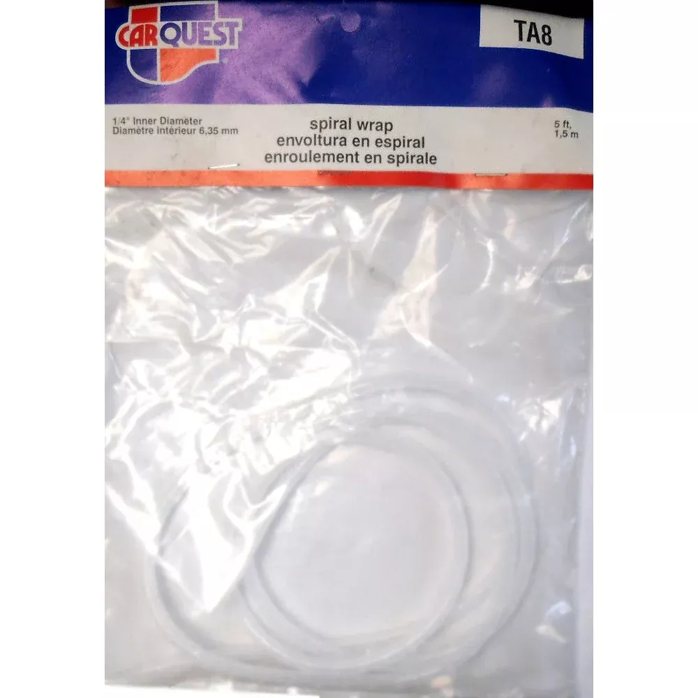 CarQuest TA8 Spiral Wrap 1/4" Inner Diameter