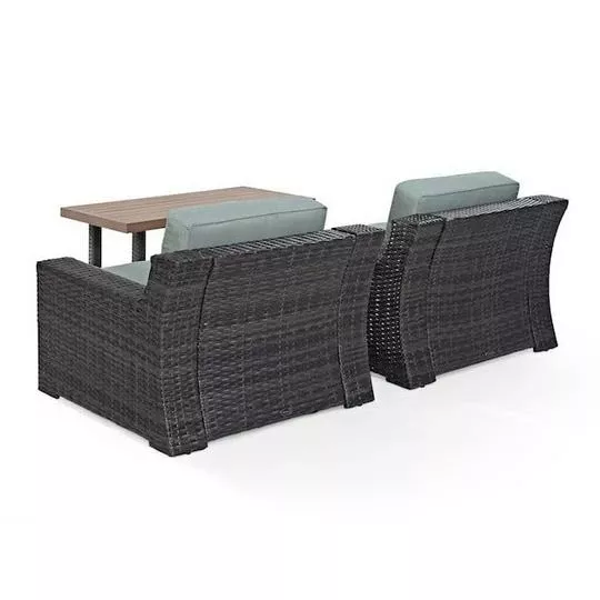 Crosley – Beaufort 3-Piece Wicker Set