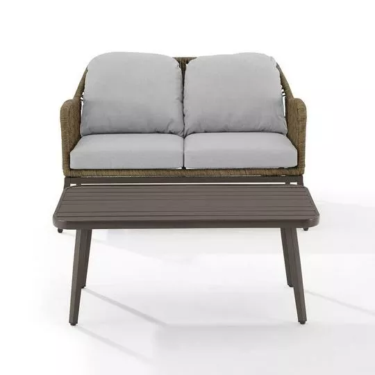 Crosley – Haven 2-Piece Outdoor Wicker Conversation Set
