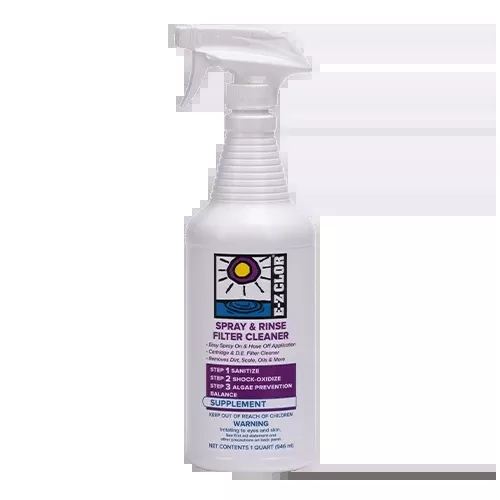 EZ-CLOR - SPARY & RINSE FILTER CLEANER - 1 QT