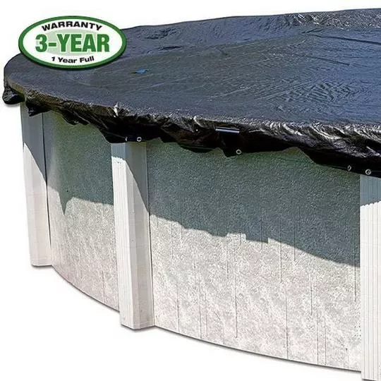 Fine Mesh 15′ Round Winter Pool Cover, 3 Year Warranty