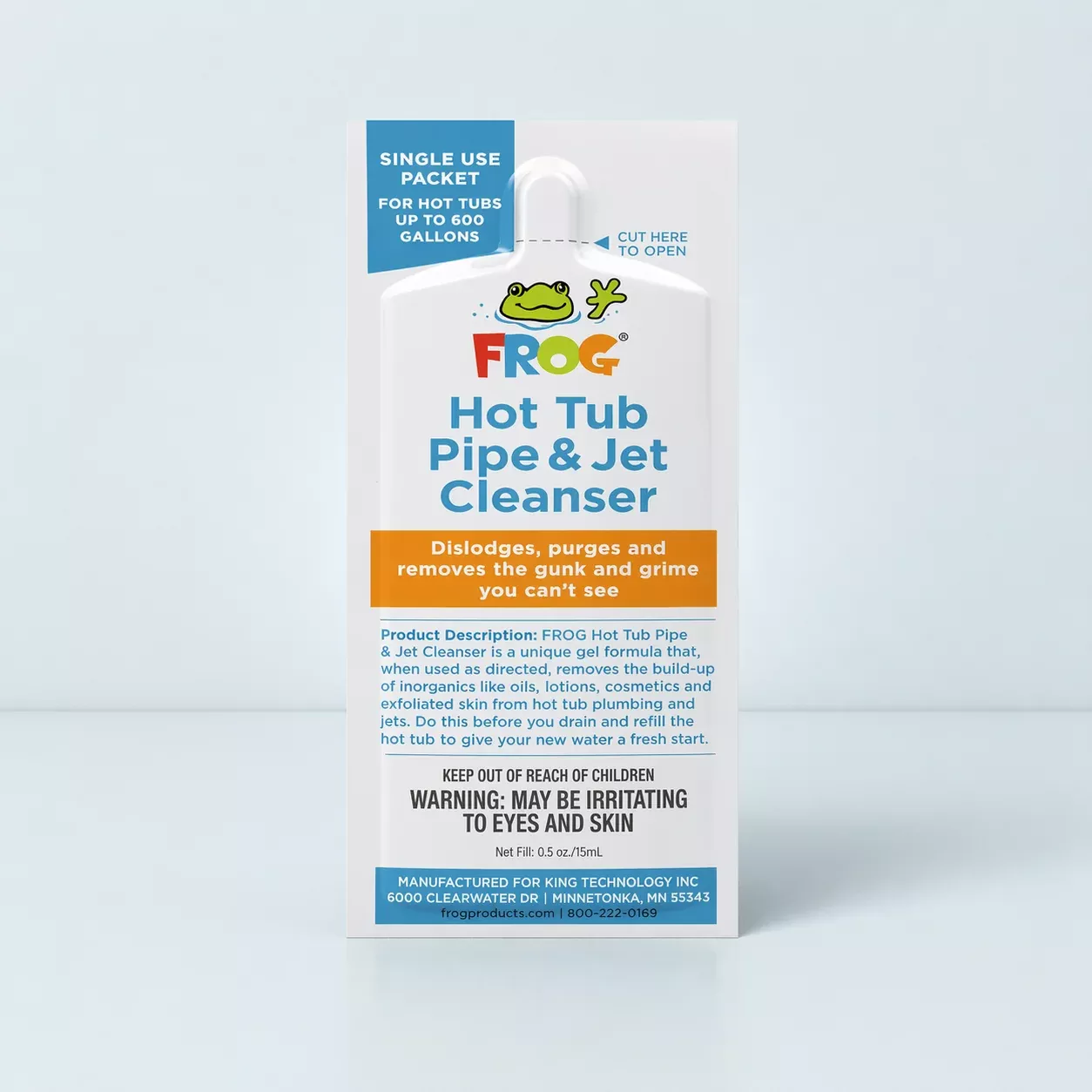 FROG Hot Tub Pipe & Jet Cleanser Single-Use Packet