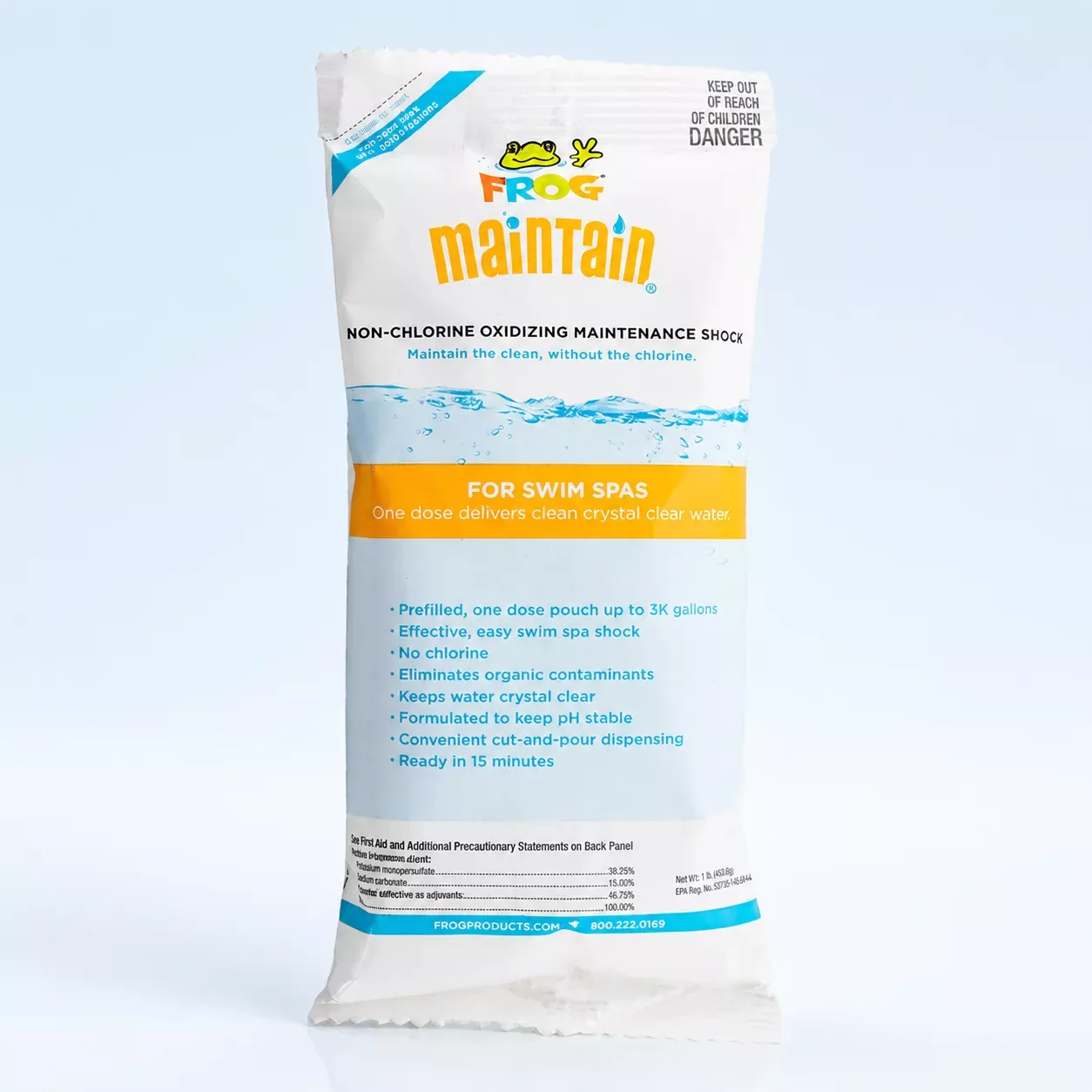 FROG Maintain Non-Chlorine Shock for Swim Spas (16 oz Packet)