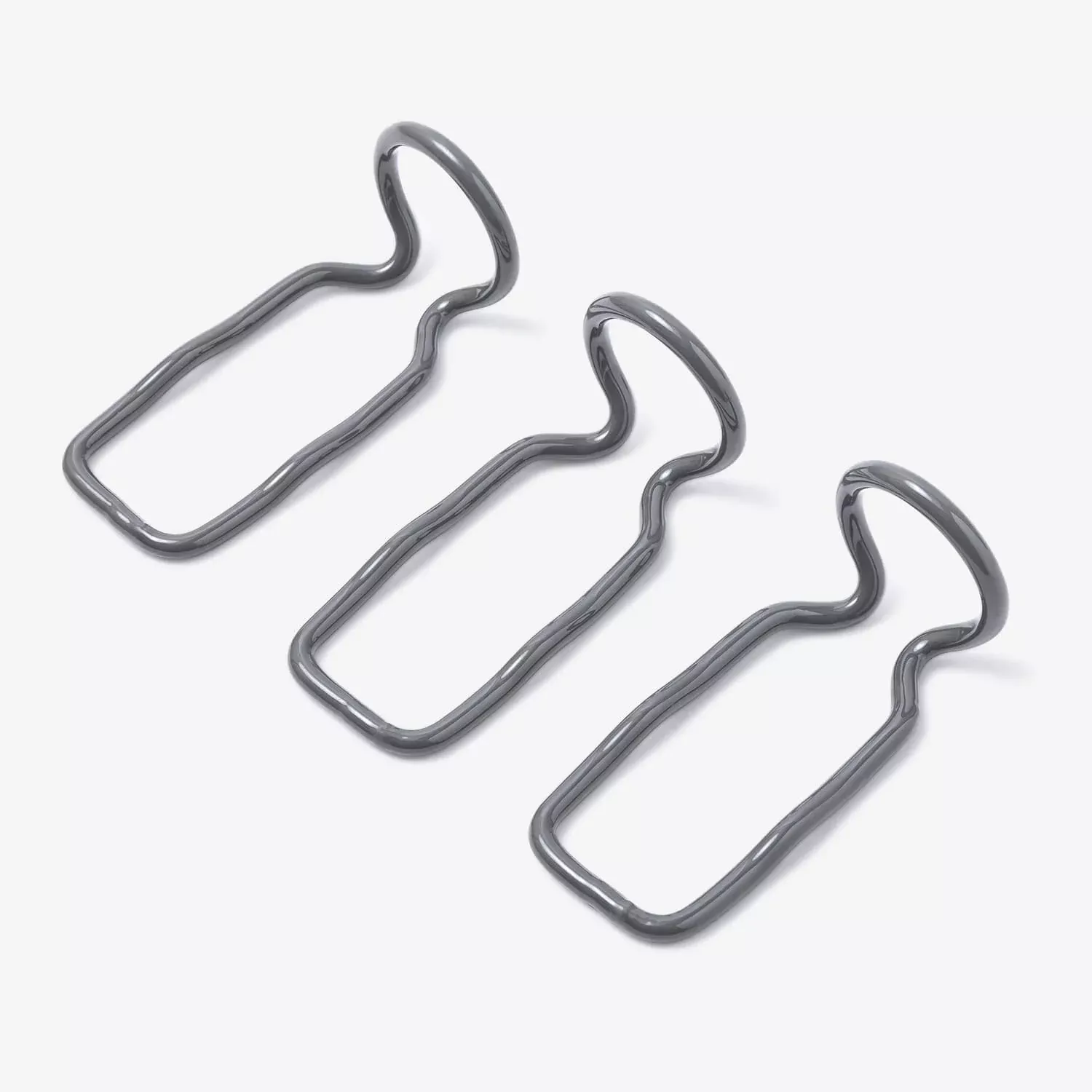 Funsicle Activity Pool Belt Clip – 3-Pack, 33–42"" H, Cool Gray