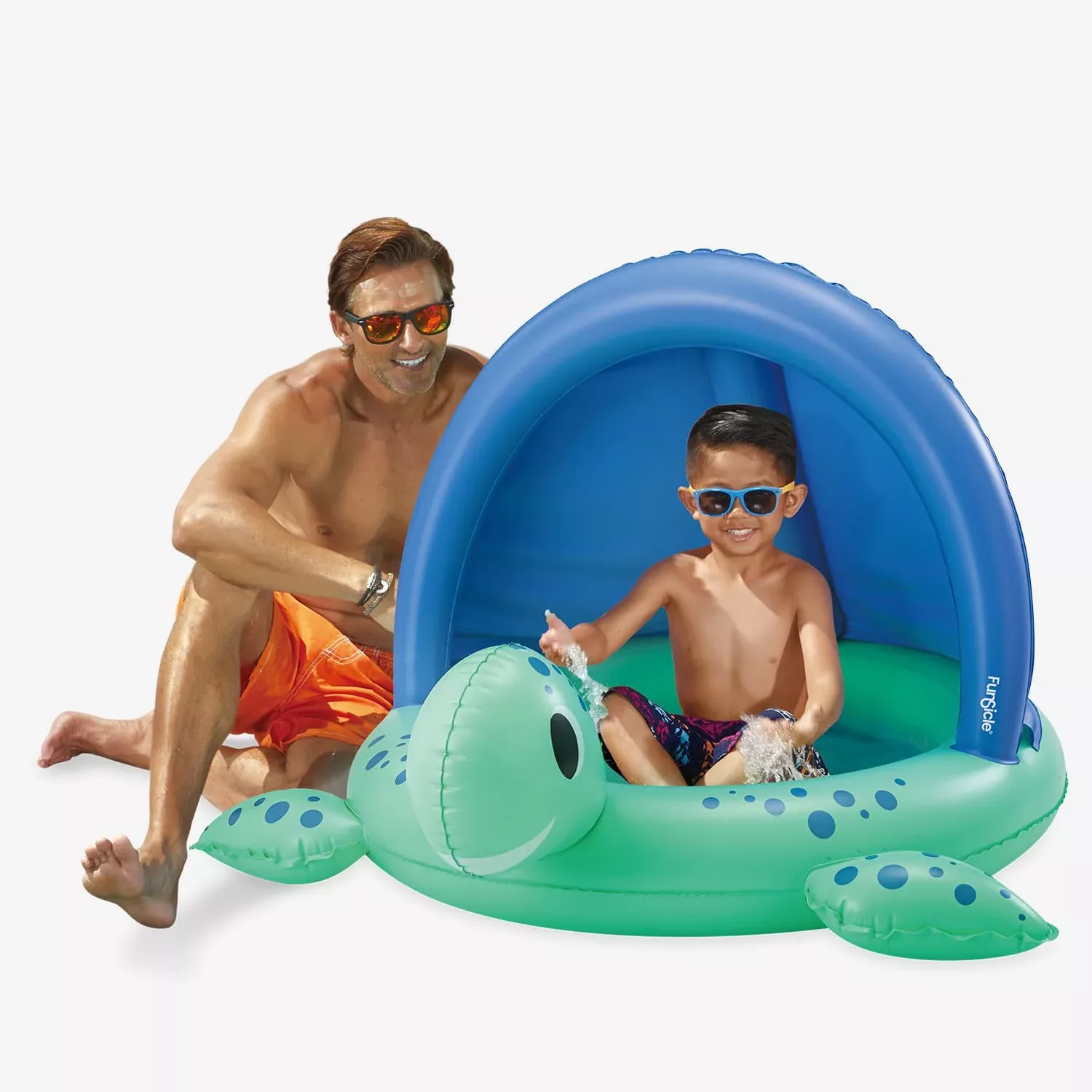 Funsicle Turtle Shaded Pool