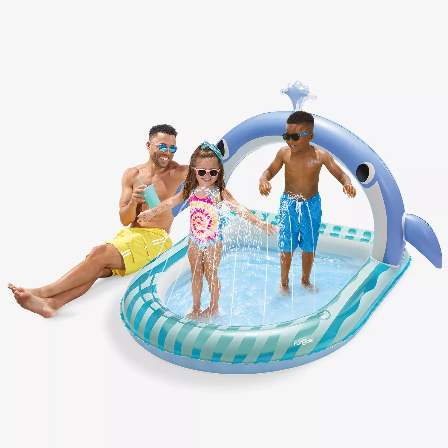 Funsicle Whale Tale Arch Spray Pool