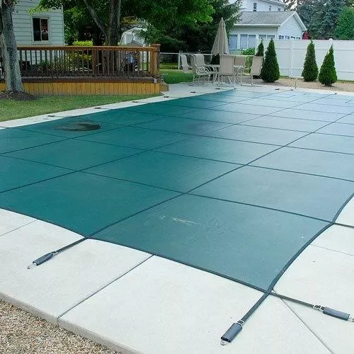GLI – Original Mesh 16′ X 32′ Rectangle Safety Cover, Green