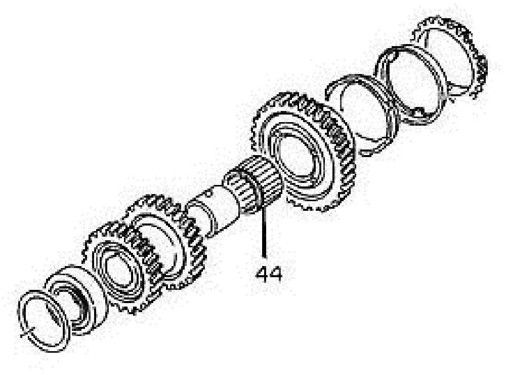 GM Transmission Bearing For 1st & 2nd Gear Part Number: 94465412.