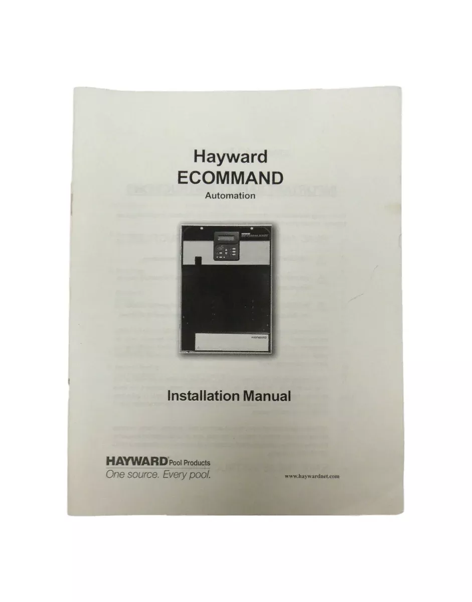Hayward ECOMMAND Automation Installation Manual