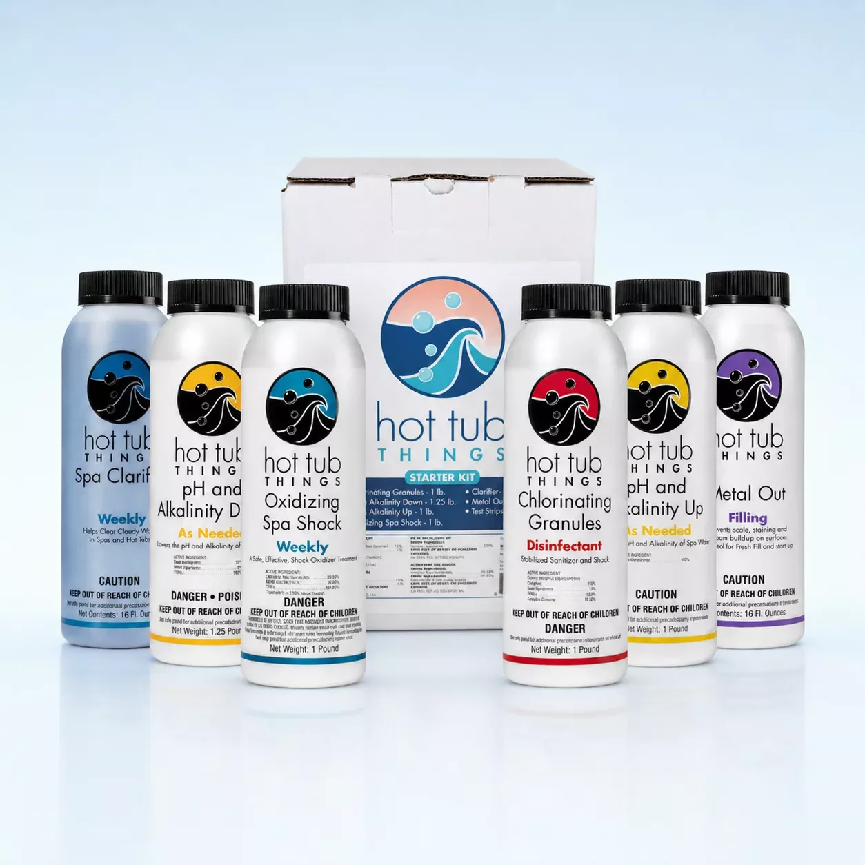 Hot Tub Things Chlorine Starter Kit – All-In-One Launch Bundle