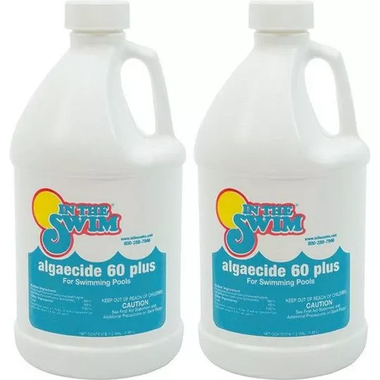 In The Swim – Algaecide 60 Plus, 2 X 1/2 Gallons