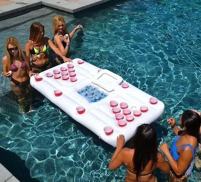 Inflatable Beer Pong Table Pool Float