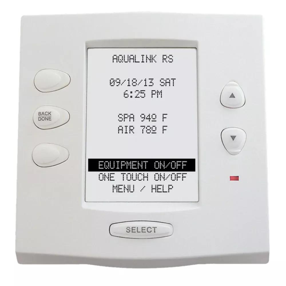 Jandy AquaLink RS OneTouch Indoor Control Panel - White
