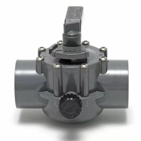 Jandy – Gray Two Port Valve 1 1/2in.-2in. Positive Seal