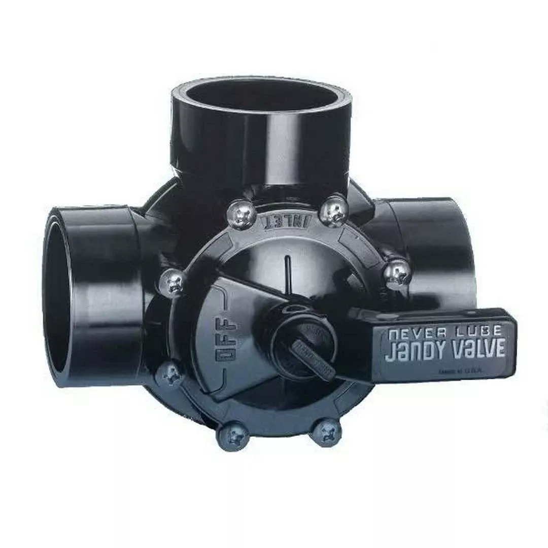 Jandy – NeverLube Three Port Valve 2in. Positive Seal With Internal/External Stops