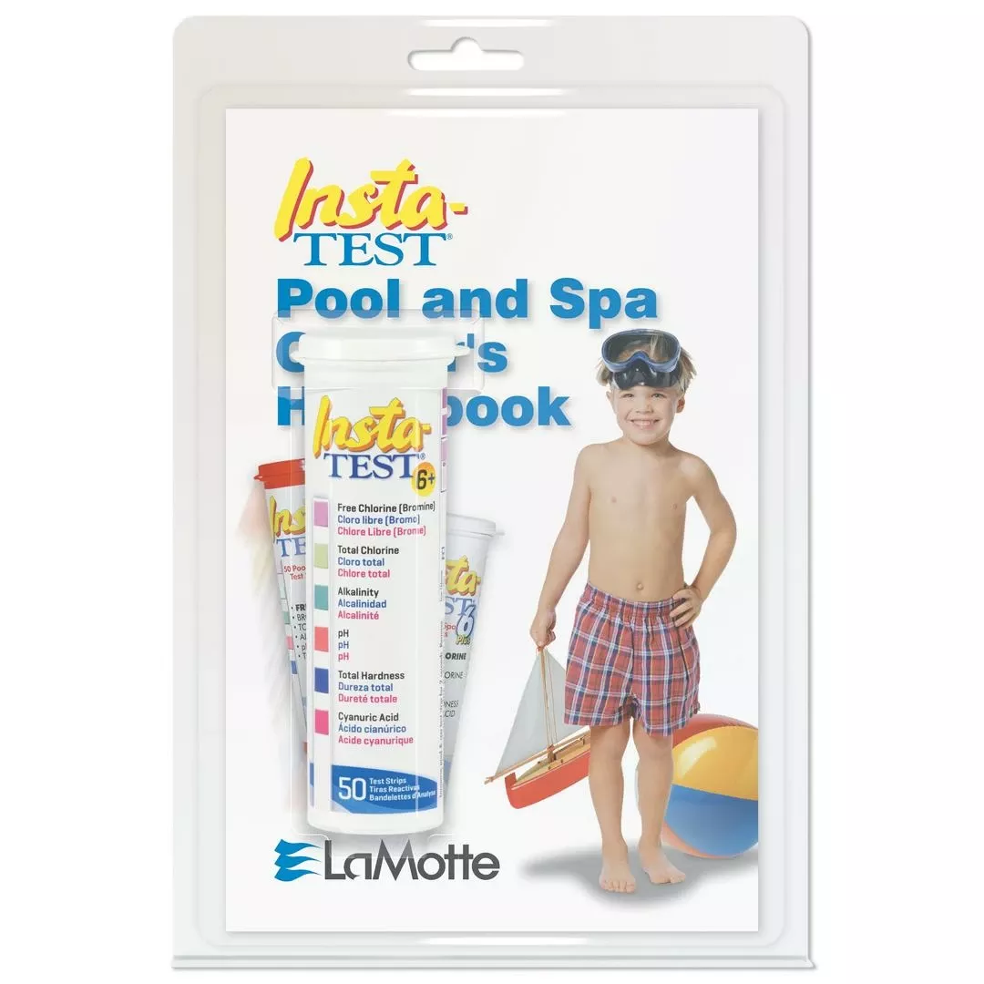 LaMotte – Insta-TEST 6 Plus Test Strips & Handbook, 50-Count