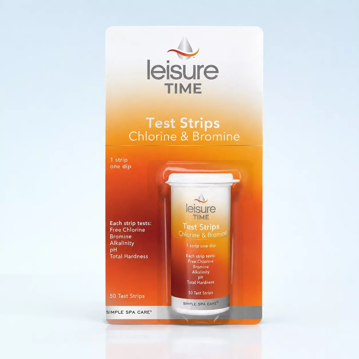 Leisure Time Chlorine & Bromine Test Strips - 50 Count