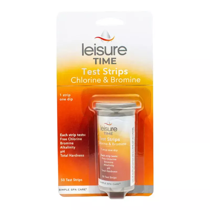 Leisure Time - Spa & Hot Tub Test Strips for Bromine/Chlorine