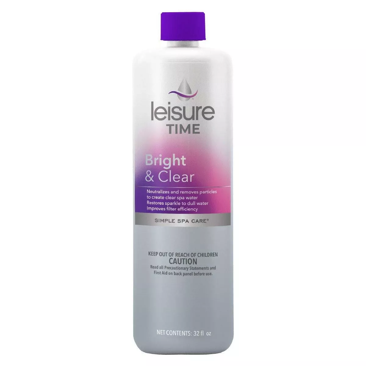 Leisure Time – Spa Water Clarifiers Spa Bright And Clear 1 Qt