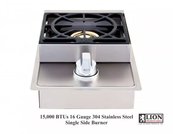 Lion Premium Grills Single Side Burner Liquid Propane (L6247)