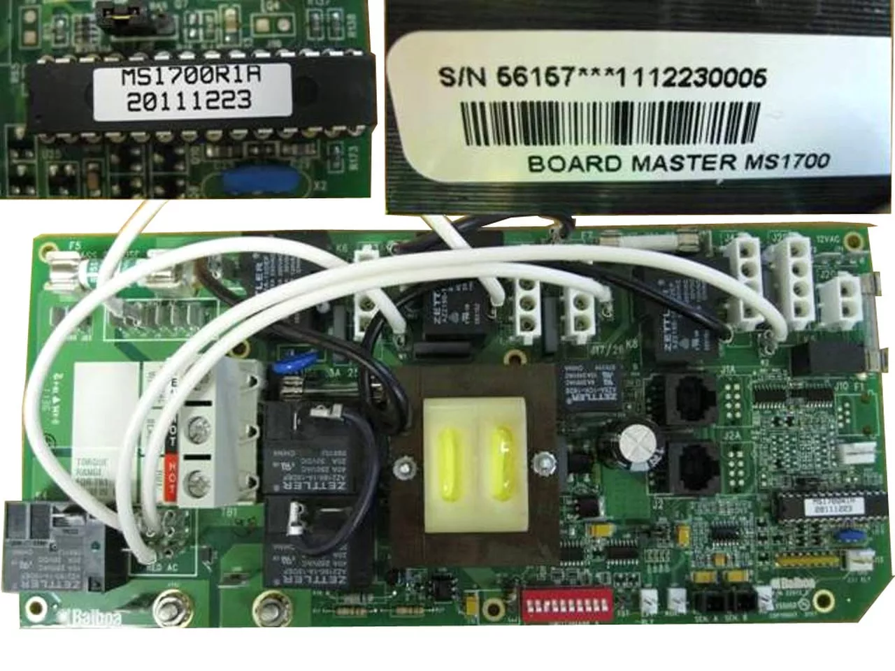 Master Spa – Balboa Equipment MS1700 Circuit Board