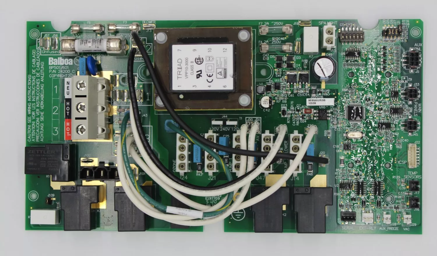 Master Spa Balboa Equipment MS50U Circuit Board